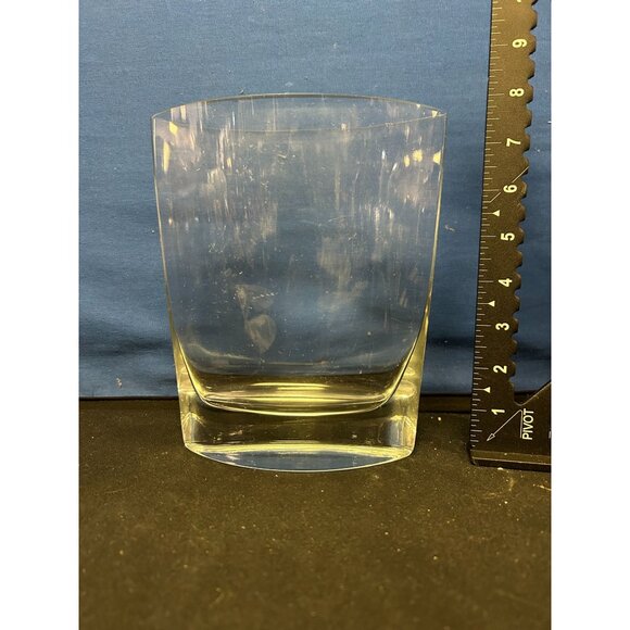 Clear Glass Vase With Heavy Base - Picture 1 of 1